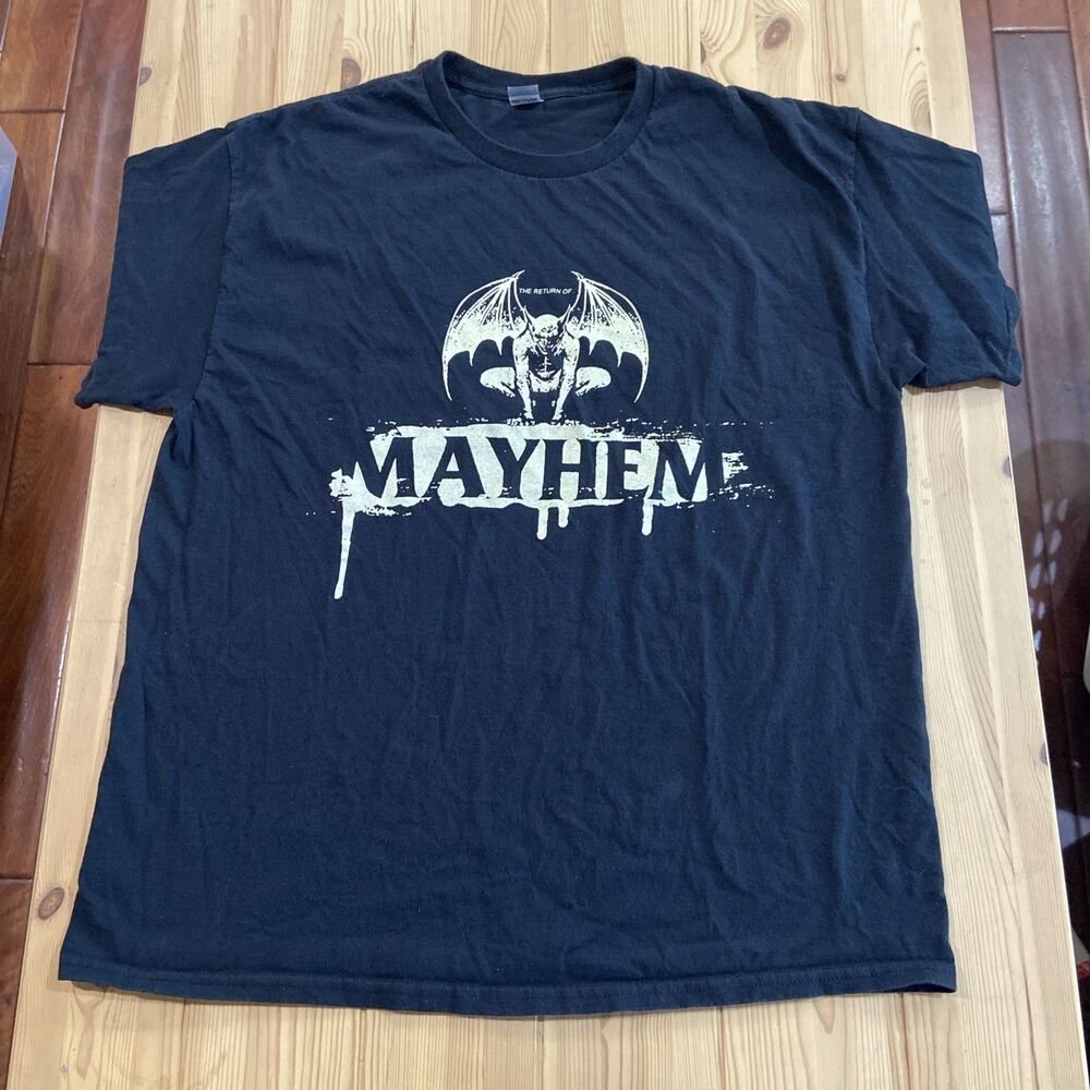 Mayhem Returns 2024 San Bernadino Heavy Metal Festival T Shirt XL